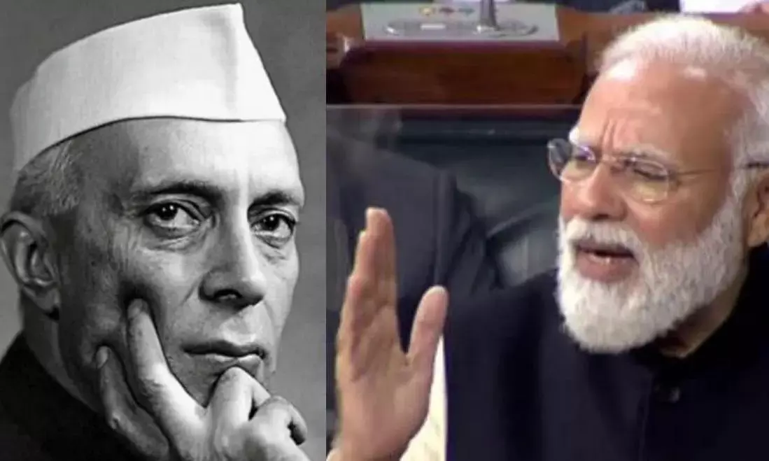 पीएम मोदी ने एक बार फिर साधा नेहरू पर निशाना! 65 साल पुराने भाषण का जिक्र कर कांग्रेस पर किया कटाक्ष