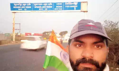 प्राथमिक शिक्षक भर्ती अभ्यार्थी ने शुरू की साईकिल से भारत यात्रा, मिलेंगे राष्ट्रपति से