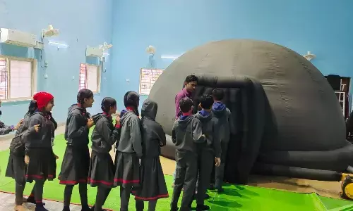 पीएम श्री केंद्रीय विद्यालय पन्ना में हुआ प्लेनेटोरियम शो का आयोजन