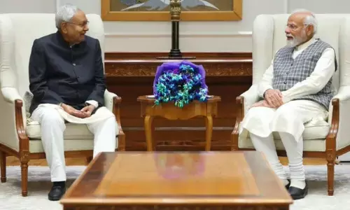 पीएम मोदी और जेपी नड्डा से मुलाकात के बाद नीतीश कुमार का बड़ा बयान, बोले - अब हम इधर ही रहेंगे पीएम मोदी और जेपी नड्डा से मुलाकात के बाद नीतीश कुमार का बड़ा बयान, बोले - अब हम इधर ही रहेंगे