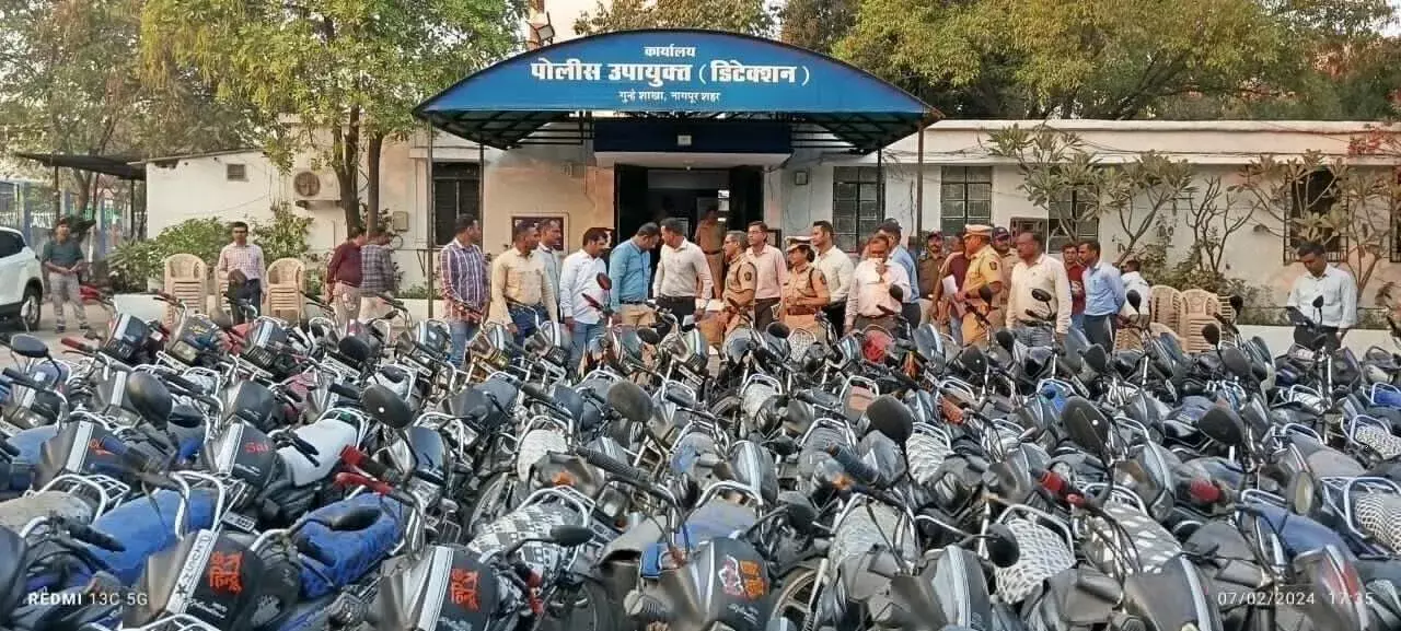 पूरे विदर्भ में घूम-घूम कर करता था वाहन चोरी, आरोपी पकड़ाया, 111 दोपहिया वाहन जब्त