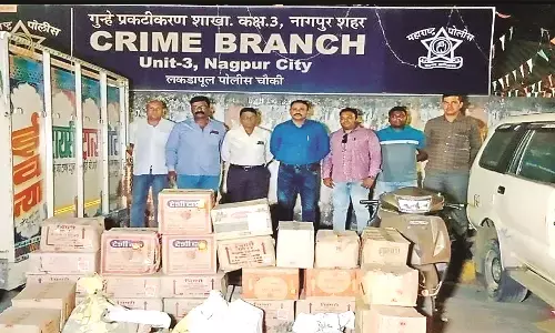 नागपुर शहर में शराब की दुकान में सेंधमारी व वाहन चोरी करने वाले दो आरोपी गिरफ्तार