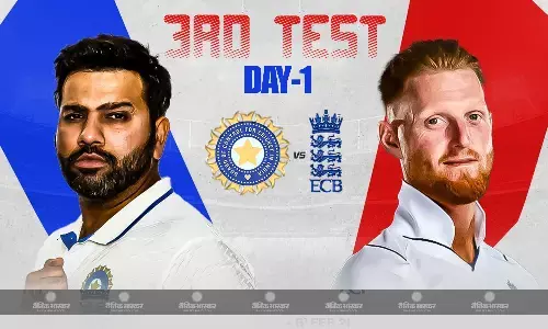 राजकोट टेस्ट का पहला दिन रहा भारतीय टीम के नाम, कप्तान रोहित शर्मा के बाद रवींद्र जडेजा ने लगाया शतक