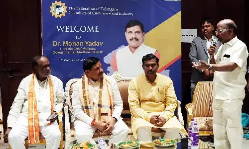 मुख्यमंत्री डॉ. यादव से फेडरेशन ऑफ तेलंगाना चेम्बर्स ऑफ कामर्स एण्ड इंडस्ट्रीज के प्रतिनिधिमंडल ने भेंट की
