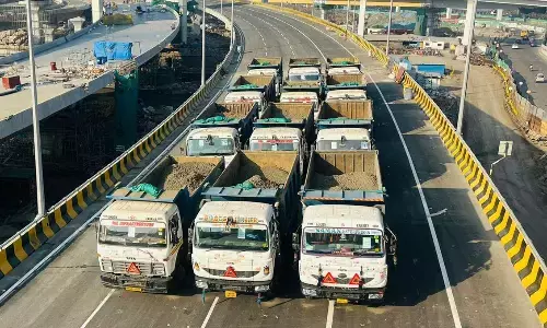 भार वहन क्षमता में कोस्टल रोड पास, 300 टन वजन के साथ पुल पर 72 घंटे खड़े रहे 12 ट्रक