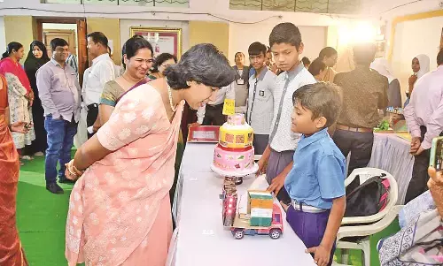 मनपा स्कूल का उपक्रम, मॉडल में दिखी जीवंतता, धरती की परेशानी, आसमां के रहस्य