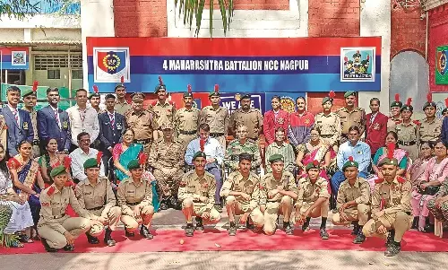 आरडीसी टुकड़ी ने तीसरी बार जीता प्रधानमंत्री बैनर, एनसीसी कैडेट्स सम्मानित