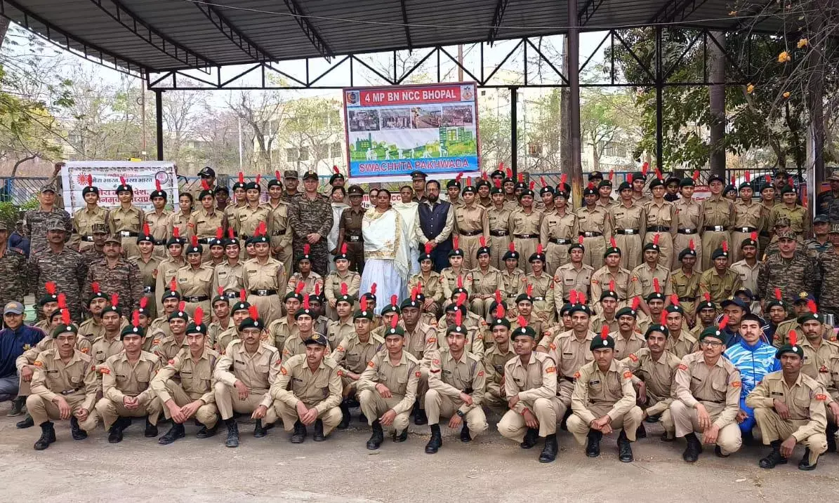 झीलों को किया स्वच्छ, NCC स्वच्छता अभियान