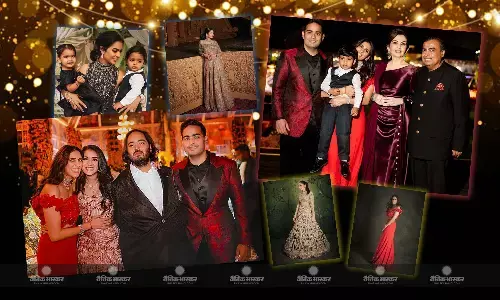 अनंत-राधिका के प्री-वेडिंग फंक्शन में छाया अंबानी परिवार, मेहमानों के लुक्स सोशल मीडिया पर वायरल