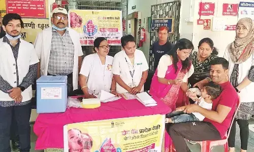 जिले भर में चलाया गया पल्स पोलियो अभियान, 5 नर्ष तक बच्चों को दिया डोज जिले भर में चलाया गया पल्स पोलियो अभियान, 5 नर्ष तक बच्चों को दिया डोज