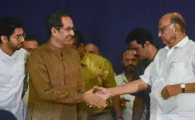 लोकसभा चुनाव को देखते शरद पवार से मिले उद्धव ठाकरे, शाह की नेताओं के साथ बैठक