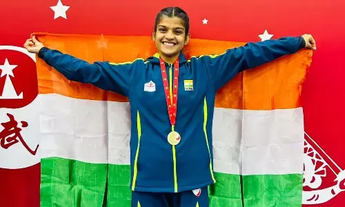 वुशु स्टार चैंपियनशिप में सतना की बेटी ने रशिया में जीता गोल्ड