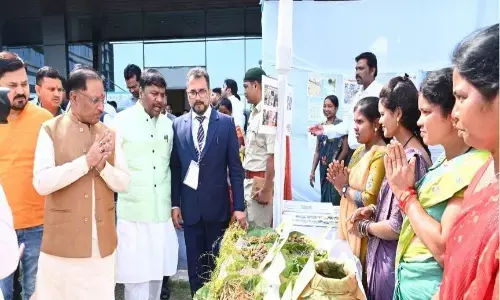 मुख्यमंत्री ने छत्तीसगढ़ क्लाइमेट चेंज कॉन्क्लेव 2024 में लगी प्रदर्शनी का किया शुभारंभ मुख्यमंत्री ने छत्तीसगढ़ क्लाइमेट चेंज कॉन्क्लेव 2024 में लगी प्रदर्शनी का किया शुभारंभ