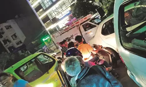 बेसा से मानेवाड़ा रिंगरोड पर घंटों तक लगता है लंबा जाम, वाहन चालकों के हाल- बेहाल