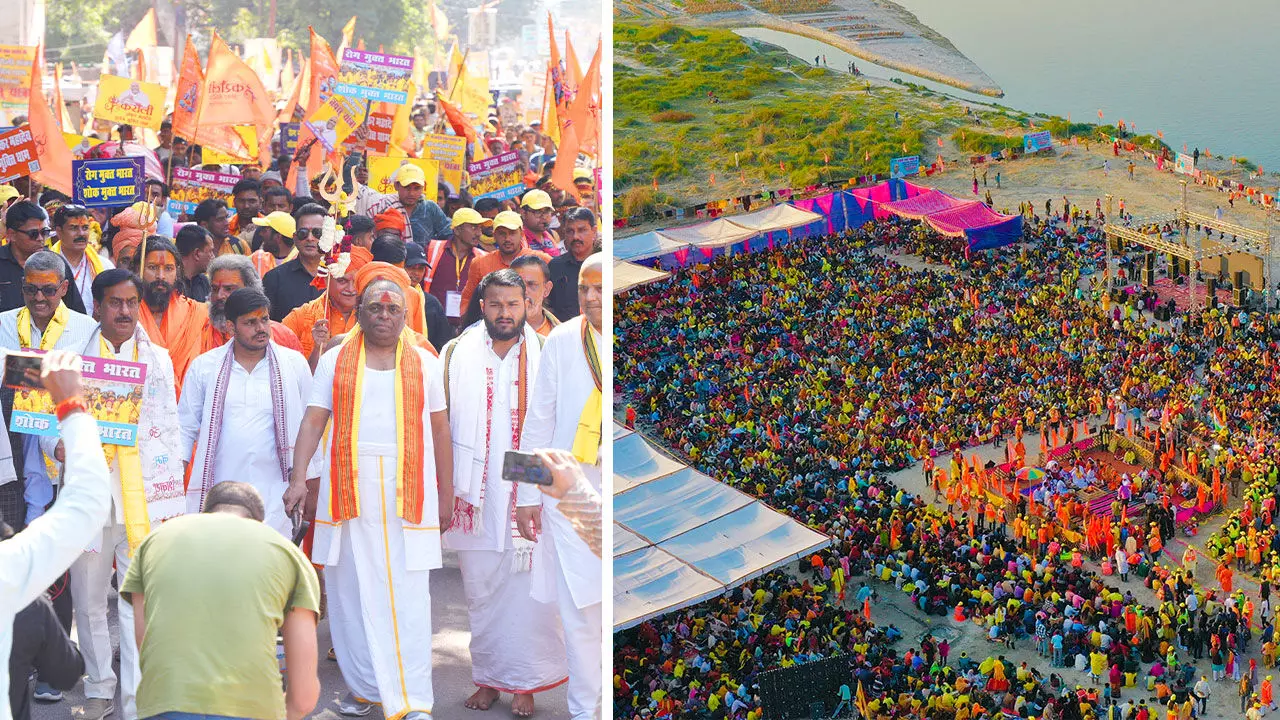 के नारे के साथ निकाली गई तपस यात्रा, श्री करौली शंकर महादेव के आशीर्वाद के लिए उमड़ी भीड़ के नारे के साथ निकाली गई तपस यात्रा, श्री करौली शंकर महादेव के आशीर्वाद के लिए उमड़ी भीड़