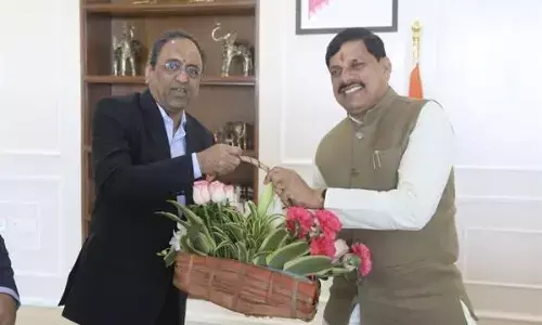 मुख्यमंत्री डॉ. यादव से एल एन्ड टी के अध्यक्ष श्री एस. एन. सुब्रमण्यम ने की भेंट
