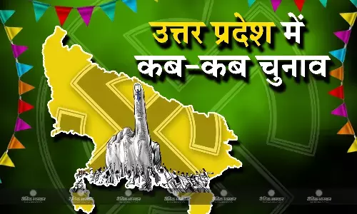 उत्तर प्रदेश में 7 चरणों में होंगे मतदान, जानिए आपकी लोकसभा सीट पर किस तारीख को होगी वोटिंग उत्तर प्रदेश में 7 चरणों में होंगे मतदान, जानिए आपकी लोकसभा सीट पर किस तारीख को होगी वोटिंग