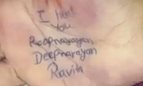 हाथ में ‘आई हेट यू’ के साथ पति-जेठ और जेठानी का नाम लिखकर फांसी पर झूल गई प्राइवेट नर्स