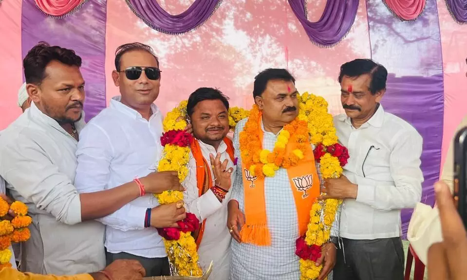 डॉ. अमित खरे ने किया भाजपा जिलाध्यक्ष का स्वागत डॉ. अमित खरे ने किया भाजपा जिलाध्यक्ष का स्वागत