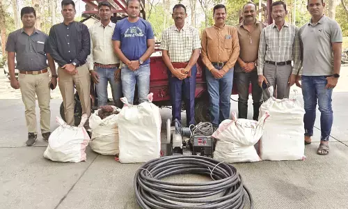 चोर गिरोह का पर्दाफाश कबाड़ी सहित 5 गिरफ्तार , ग्रामीण अपराध शाखा पुलिस की कार्रवाई