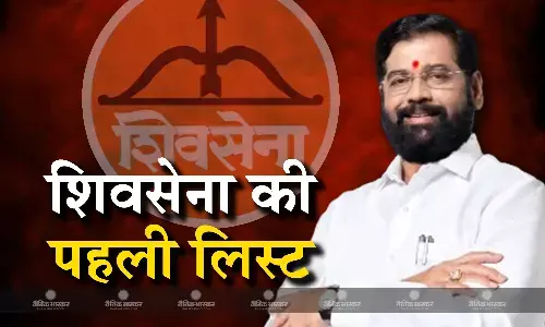 CM एकनाथ शिंदे की शिवसेना ने जारी की पहली लिस्ट, 8 उम्मीदवारों में से 7 सिंटिग सांसदों को मिला टिकट CM एकनाथ शिंदे की शिवसेना ने जारी की पहली लिस्ट, 8 उम्मीदवारों में से 7 सिंटिग सांसदों को मिला टिकट
