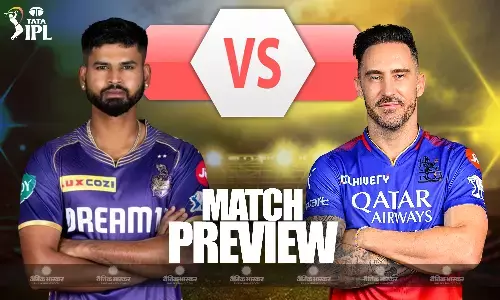 चिन्नास्वामी में बेंगलुरु के सामने कोलकाता की चुनौती, जानिए दोनों टीमों की पॉसिबल प्लेइंग-11 चिन्नास्वामी में बेंगलुरु के सामने कोलकाता की चुनौती, जानिए दोनों टीमों की पॉसिबल प्लेइंग-11