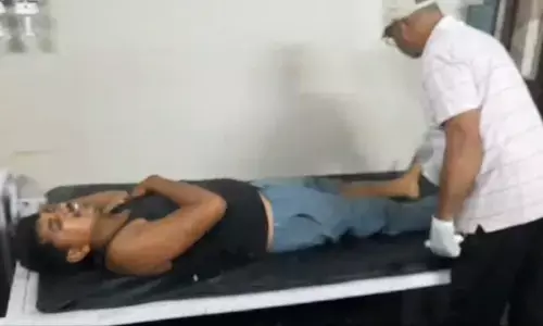 पन्ना-अजयगढ घाट में विश्रामगंज के पास पलटा टैंकर, चालक घायल