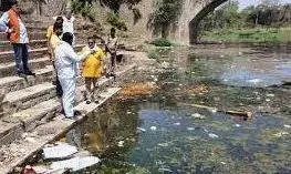 मंदाकिनी नदी में नगर पालिका के सामूहिक शौचालय से हो रही मैली, प्रदूषण स्तर में तेजी से हो रही बढ़ोतरी