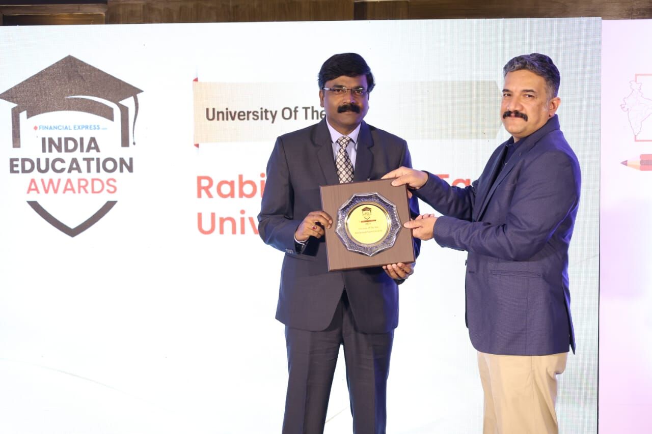 रबीन्द्रनाथ टैगोर विश्वविद्यालय को मिला ‘यूनिवर्सिटी ऑफ द ईयर अवॉर्ड’