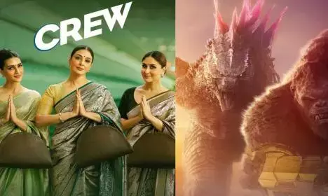 सिनेमाघरों में बवाल मचा रही फिल्म गॉडजिला x कॉन्ग और क्रू, जाने बाकी फिल्मों का कैसा है हाल