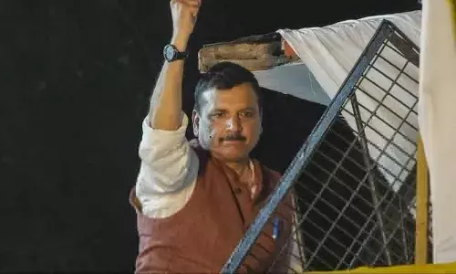 असली शराब घोटाला भाजपा ने किया है...  सीएम केजरीवाल की गिरफ्तारी पर AAP नेता संजय सिंह बरसे