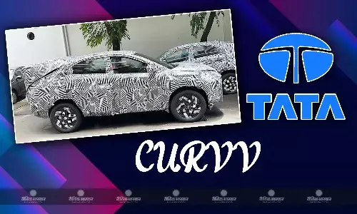 Tata Curvv टेस्टिंग के दौरान फिर हुई स्पॉट, नए फीचर हुए लीक Tata Curvv टेस्टिंग के दौरान फिर हुई स्पॉट, नए फीचर हुए लीक