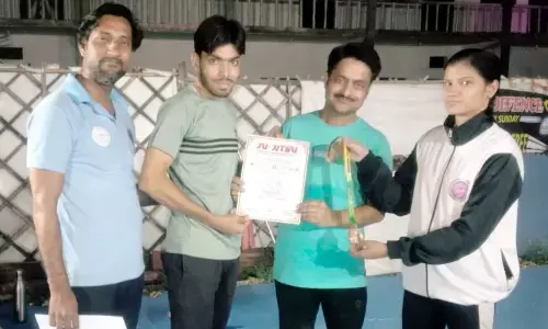 जु-जित्सु नेशनल प्रतियोगिता में अनमोल ने जीता मेडल, दो खिलाडी रहे पांचवें स्थान पर जु-जित्सु नेशनल प्रतियोगिता में अनमोल ने जीता मेडल, दो खिलाडी रहे पांचवें स्थान पर