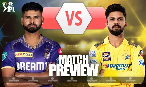 चेपॉक के मैदान पर सुपर किंग्स और नाइट राइडर्स की टक्कर, जानिए दोनों टीमों की पॉसिबल प्लेइंग-11 चेपॉक के मैदान पर सुपर किंग्स और नाइट राइडर्स की टक्कर, जानिए दोनों टीमों की पॉसिबल प्लेइंग-11