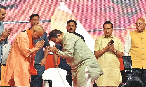 कांग्रेस सत्ता में रहती तो अयोध्या में राम मंदिर नहीं बन पाता - योगी आदित्यनाथ कांग्रेस सत्ता में रहती तो अयोध्या में राम मंदिर नहीं बन पाता - योगी आदित्यनाथ