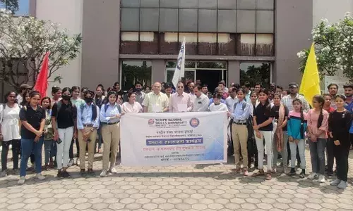 एसजीएसयू की एनएसएस ईकाई ने आयोजित किया मतदान जागरुकता एवं सकोरा दाना जल अभियान एसजीएसयू की एनएसएस ईकाई ने आयोजित किया मतदान जागरुकता एवं सकोरा दाना जल अभियान