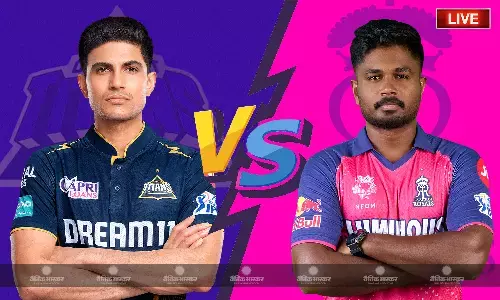 राशिद और तेवतिया का शानदार फिनिश, हारी हुई बाजी जीती गुजरात टाइटंस, राजस्थान को तीन विकटों से दी मात राशिद और तेवतिया का शानदार फिनिश, हारी हुई बाजी जीती गुजरात टाइटंस, राजस्थान को तीन विकटों से दी मात