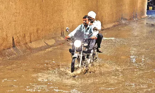 देर रात एक घंटा तेज बारिश, कार पर गिरा पेड़, अनेक इलाकों में हुई बिजली गुल