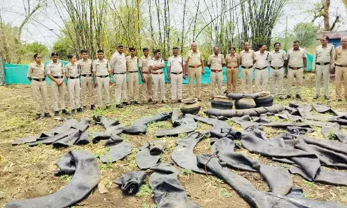 बार्डर के गांवों से 42 लाख से ज्यादा की शराब तैयार करने वाला लाहन जब्त बार्डर के गांवों से 42 लाख से ज्यादा की शराब तैयार करने वाला लाहन जब्त