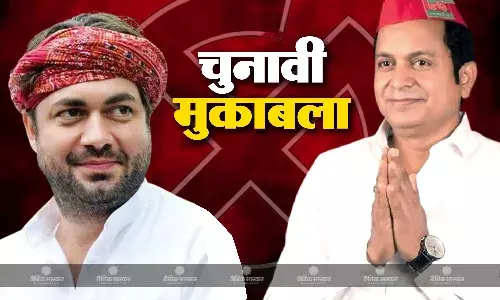 उत्तरप्रदेश की भदोही सीट से भाजपा ने टीएमसी उम्मीदवार ललितेशपति त्रिपाठी के सामने उतारा अपना प्रत्याशी