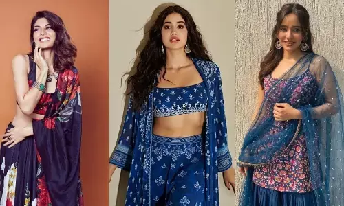 नवरात्रि के चौथे दिन पहनें रॉयल ब्लू कलर, एक्ट्रेस के इन लुक्स से लें इंस्पिरेशन