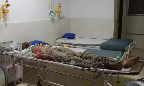 जिला अस्पताल के पांचवें फ्लोर से मरीज ने लगाई छलांग, मौत