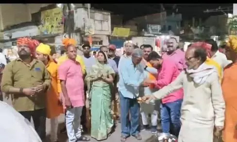 मनाई गई निषादराज जंयती, गाजे बाजे के साथ शहर में निकाली भव्य शोभा यात्रा
