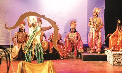 श्री राम के जीवन पर आधारित हिंदी नृत्य-संगीत नाटक से कलाकारों ने जीवंत किया प्रभु श्रीराम का जीवन