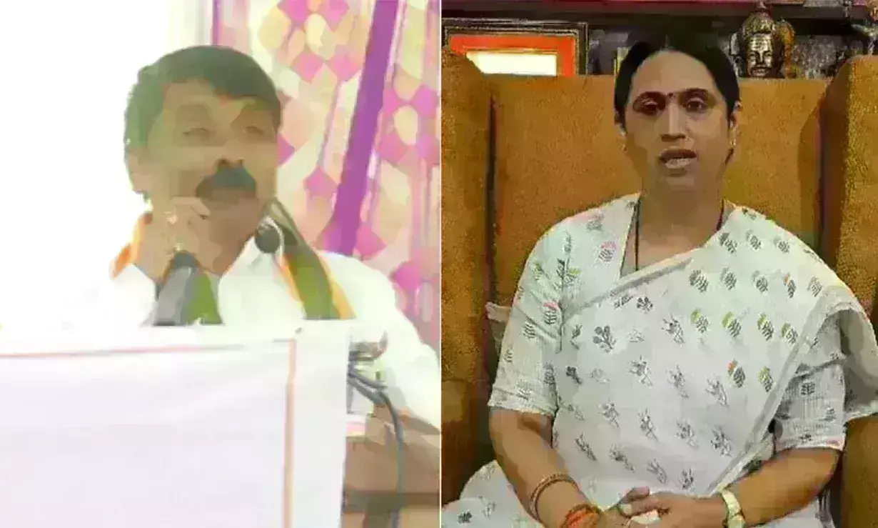 भाजपा नेता ने कर्नाटक में महिला मंत्री को दी एक्स्ट्रा पैग लगाने की सलाह, कांग्रेस ने जताई आपत्ति