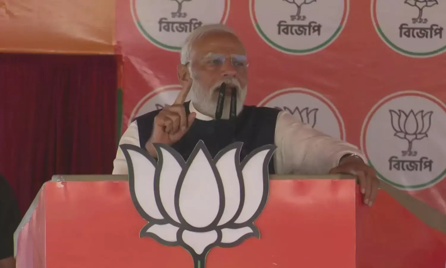 संदेशखाली को किया याद, ममता बनर्जी पर फिर बोला हमला, कहा ममता सरकार में नहीं मिल रहा केंद्र की योजनाओं का फायदा