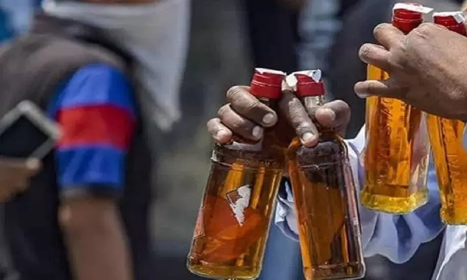 पुलिस ने अवैध शराब को लेकर की कार्रवाई, मामला दर्ज