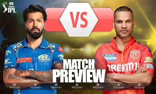 पंजाब और मुंबई के बीच प्वॉइंट्स टेबल में ऊपर उठने की जंग, जानिए दोनों टीमों की पॉसिबल प्लेइंग-11 पंजाब और मुंबई के बीच प्वॉइंट्स टेबल में ऊपर उठने की जंग, जानिए दोनों टीमों की पॉसिबल प्लेइंग-11