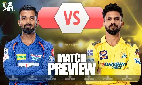 इकाना स्टेडियम में सुपर जायंट्स और सुपर किंग्स की टक्कर, जानिए दोनों टीमों की पॉसिबल प्लेइंग-11 इकाना स्टेडियम में सुपर जायंट्स और सुपर किंग्स की टक्कर, जानिए दोनों टीमों की पॉसिबल प्लेइंग-11