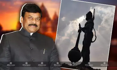 मेगास्टार चिरंजीवी की इस फिल्म के लिए बनाई गई 54 फीट की हनुमान मूर्ति, एक्शन सीक्वेंस में आएगी नजर